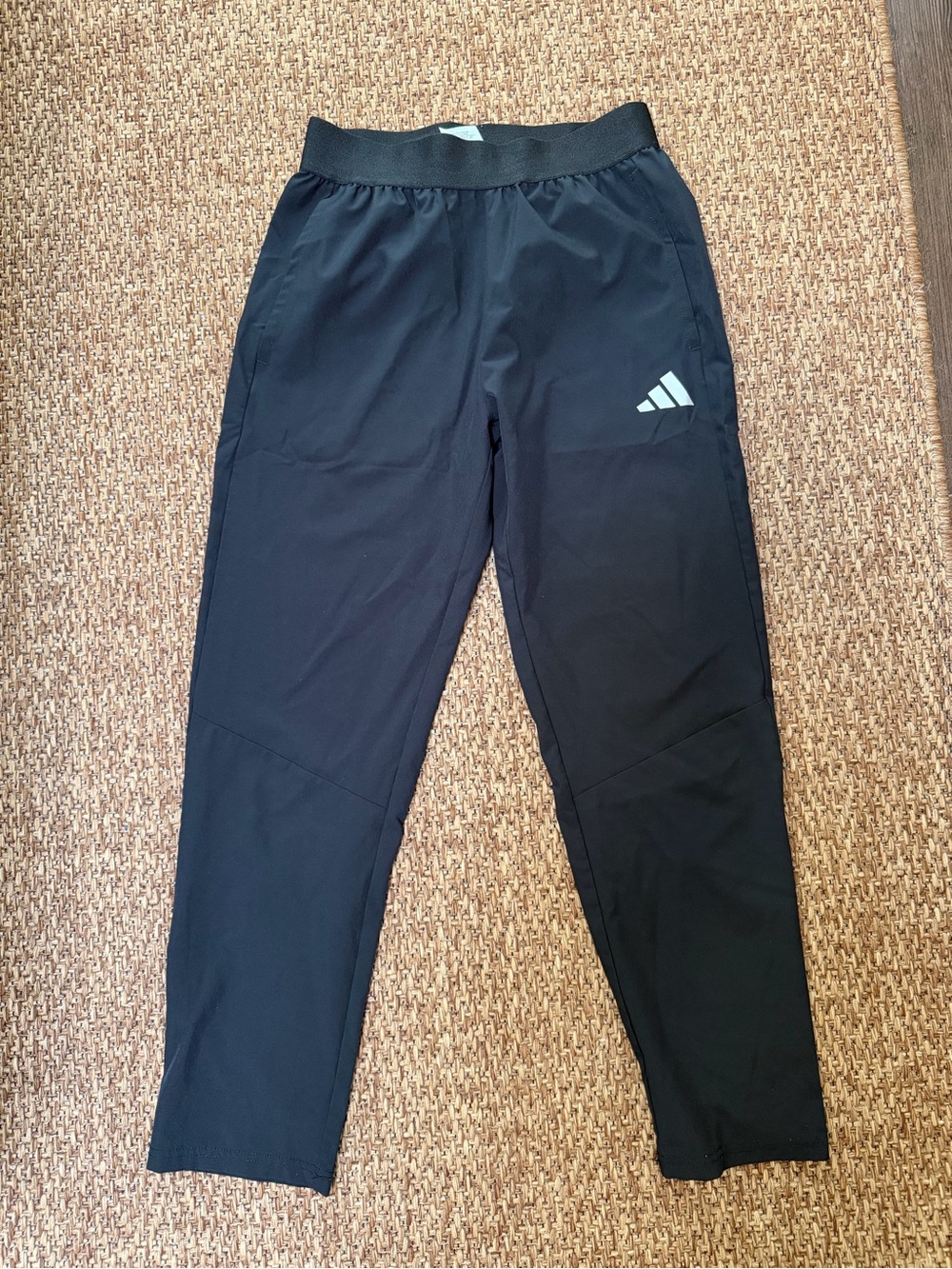 adidas Black Kids Training Joggers with Logo